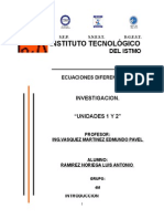 Ecuaciones Diferenciales Unidades 1y2