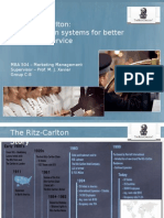 The Ritz Carlton: Information Systems For Better Customer Service