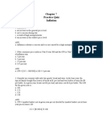 Practice Quiz Inflation