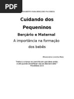 Treinamento Para Berçário Na Igreja
