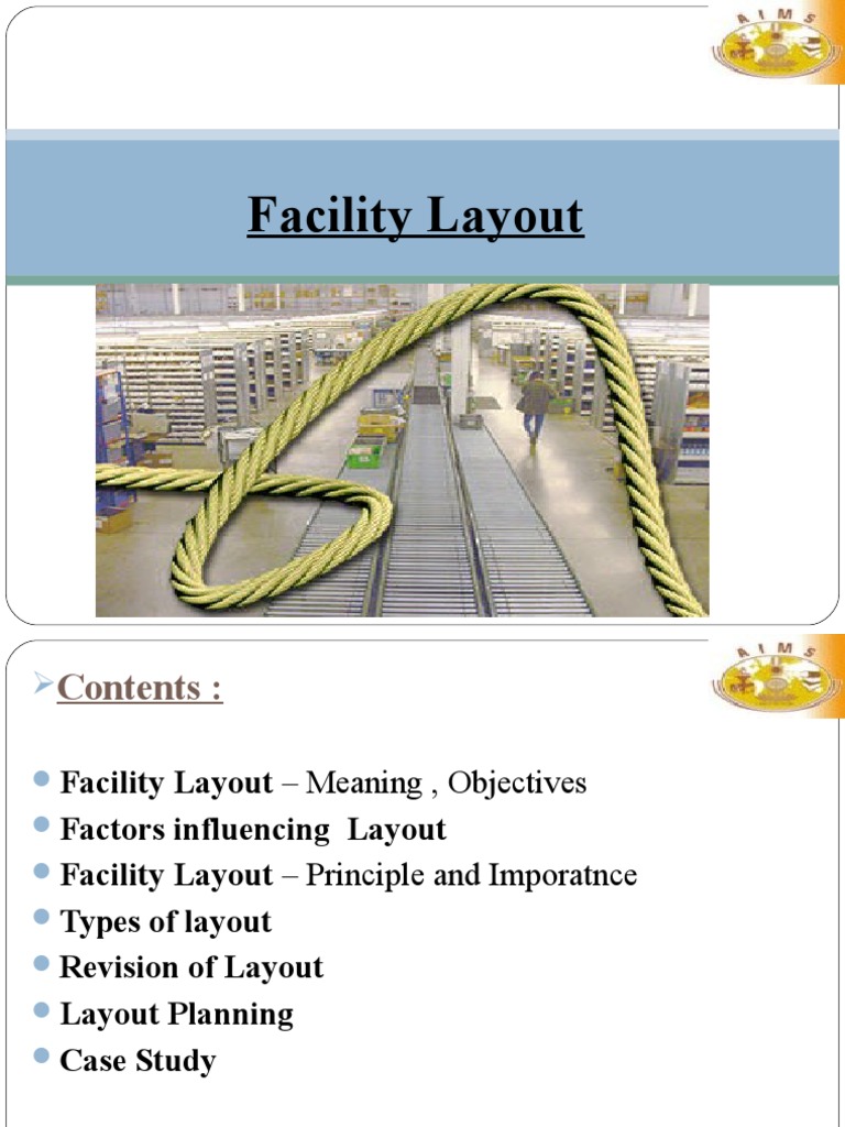 Understanding Facility Layout Types and Principles | PDF