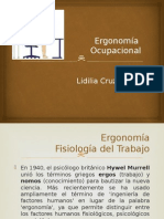 Ergonomía y fisiología del trabajo