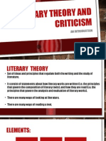 Literary Theory and Criticism: An Introduction