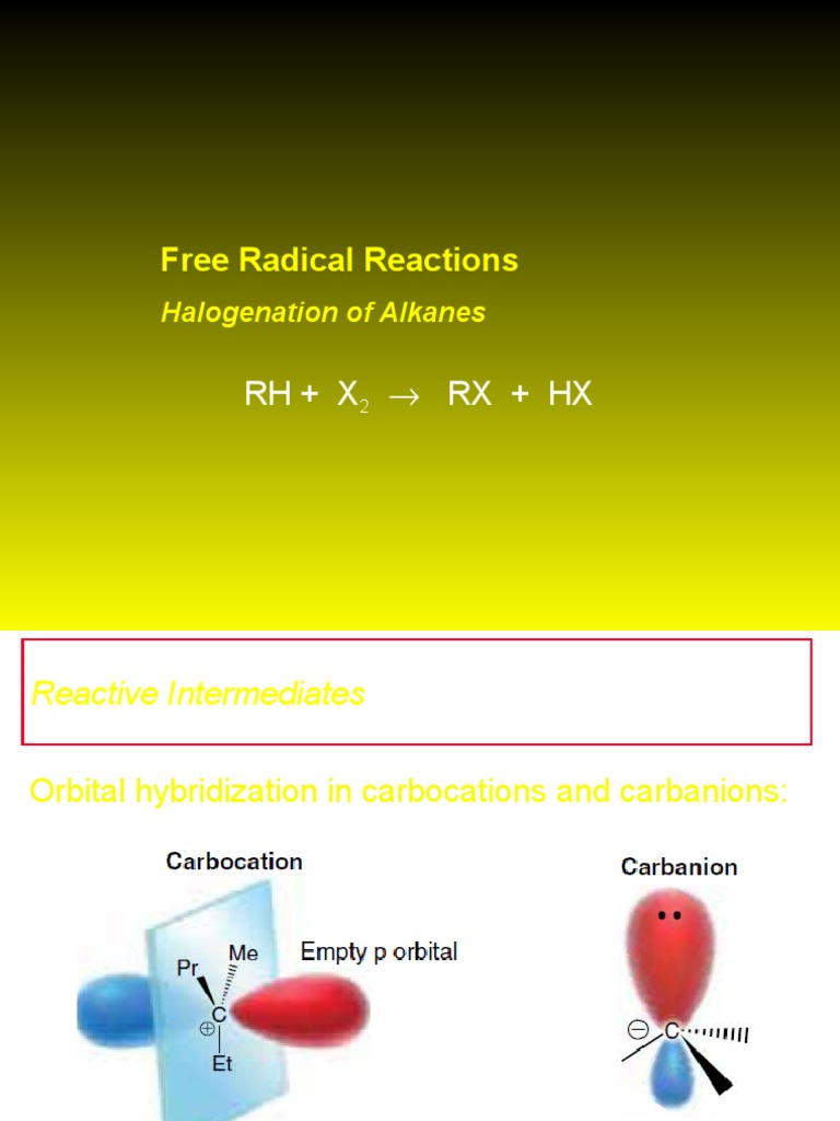Free Radicals 12 Ques Polymerization Chlorine