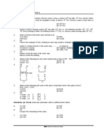 First Sample Paper Ntse-mat-2012