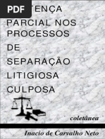 Inacio de Carvalho Neto - Sentença Parcial Nos Processos de Separação Litigios