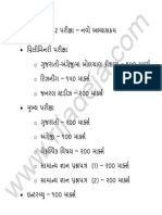 GPSC Class 1 2 Exam Pattern