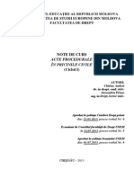 094 - Actele Procedurale in Pricinile Civile PDF