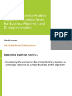 Enterprise Business Analysis - Strategic Asset for Business Alignment and Driving Innovation