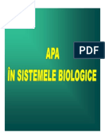 Apa in Sisteme Biologice