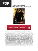 Download  ES Terminator Gnesis2015DVDRipEspaoltorrent by TerminatorGnesis SN269201755 doc pdf