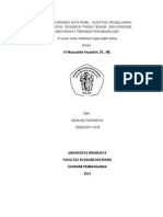 Mouline PB Analisis Data Panel PDF