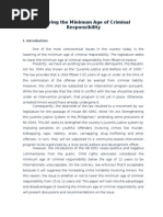 Download Lowering of Age of Criminal Responsibility by PJr Millete SN269204905 doc pdf