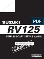 Suzuki Rv125 k7 Supp Manual