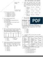 Paket 10 SOAL Prediksi UN Kimia 2013