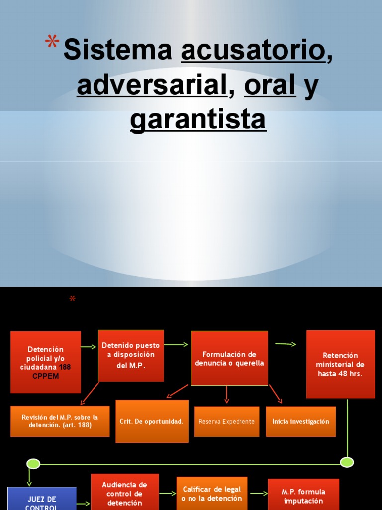 Proceso Penal Acusatorio y Oral | PDF