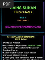 Sejarah Perkembangan Sukan Tingkatan 4