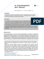 Transjugularintrahepatic Portosystemicshunt: Kavish R. Patidar,, Malcolm Sydnor,, Arun J. Sanyal