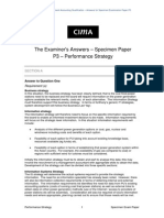 P 3 Nov 09 Specimen Answers