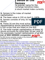 Making Sense of the Sensex