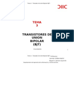 Tema 3. Transistores de Union Bipolar BJT
