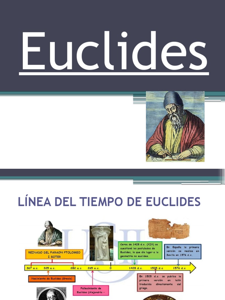 Línea de Tiempo de Euclides | PDF | Ciencias sociales | Arte