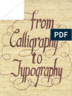 From Calligraphy To Typography