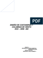 Entrega_2_Diseño de Costaneras y Columnas de Viento