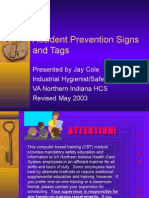 Accident Prevention Signs and Tags