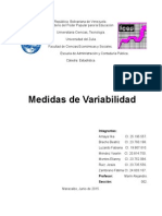 Medidas de Variabilidad