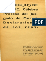 Los Brujos de Chiloé. Celebre Proceso Del Juzgado de Ancud.