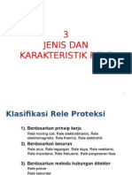 JENIS DAN KARAKTERISTIK RELE