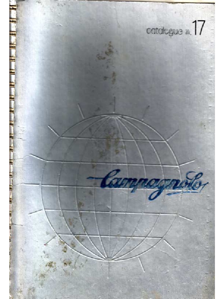 Campagnolo パーツカタログ n. 17 Campagnolo Nuovo Record Rear Derailleur Patent 79, c1979