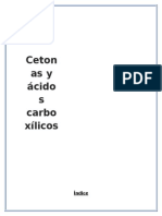 Cetonas y Acidos Carboxilicos