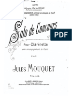 Mouquet Solo de Concours - clarinet
