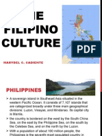 THE Filipino Culture: Marydel C. Cadiente