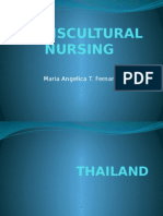 Transcultural Nursing: Prepared By: Maria Angelica T. Fernandez, BSN-RN