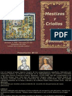 Mestizos y Criollos en El Perc3ba Colonial Nc2ba 72