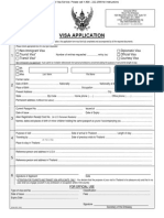 Visa Application: Photograph 2" X 2"