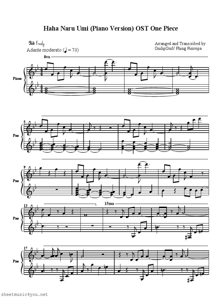 One Piece Haha Naru Umi Mother Sea Pdf