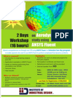 2 Days Workshop (16 Hours) : Aerodynamics ANSYS Fluent