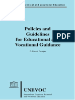 Policies and Guidelines For Educational and Vocational Guidance