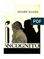 Eugen Barbu - Incognito Volum 1