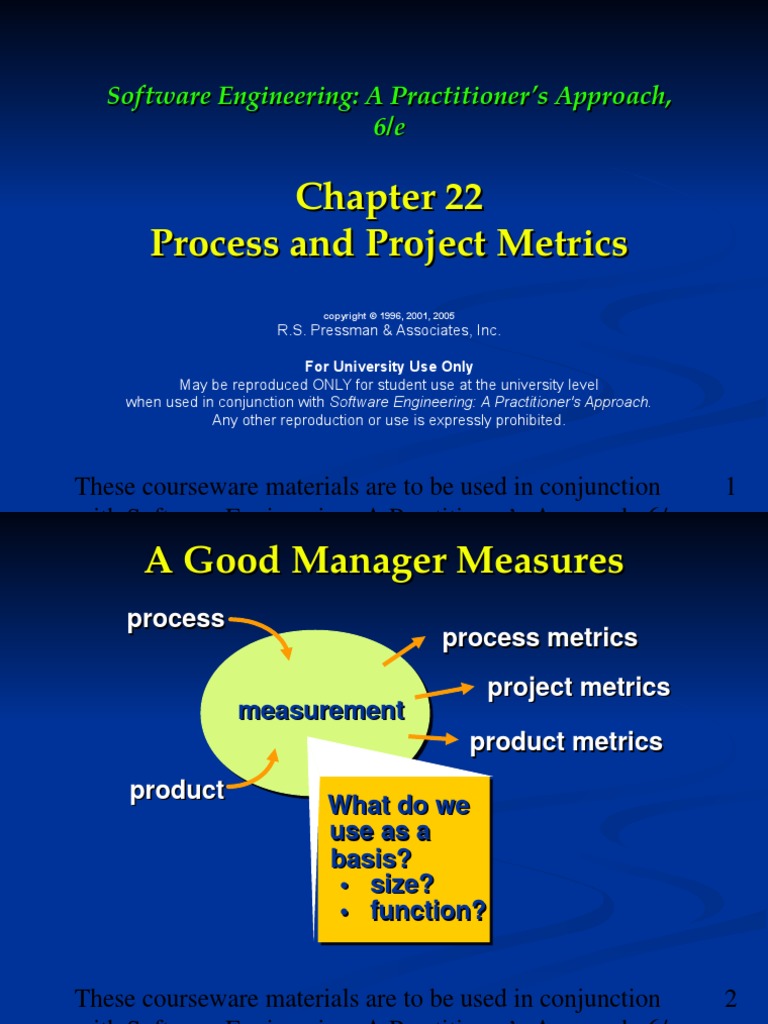 Process and Project Metrics | PDF