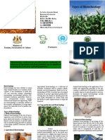 Types of Biotechnology Brochure