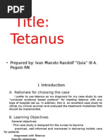 Case Study Tetanu