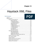 Haystack XML Files: Table of Contents