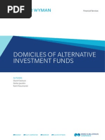 Oliver Wyman Domiciles of Alternative Investment Funds