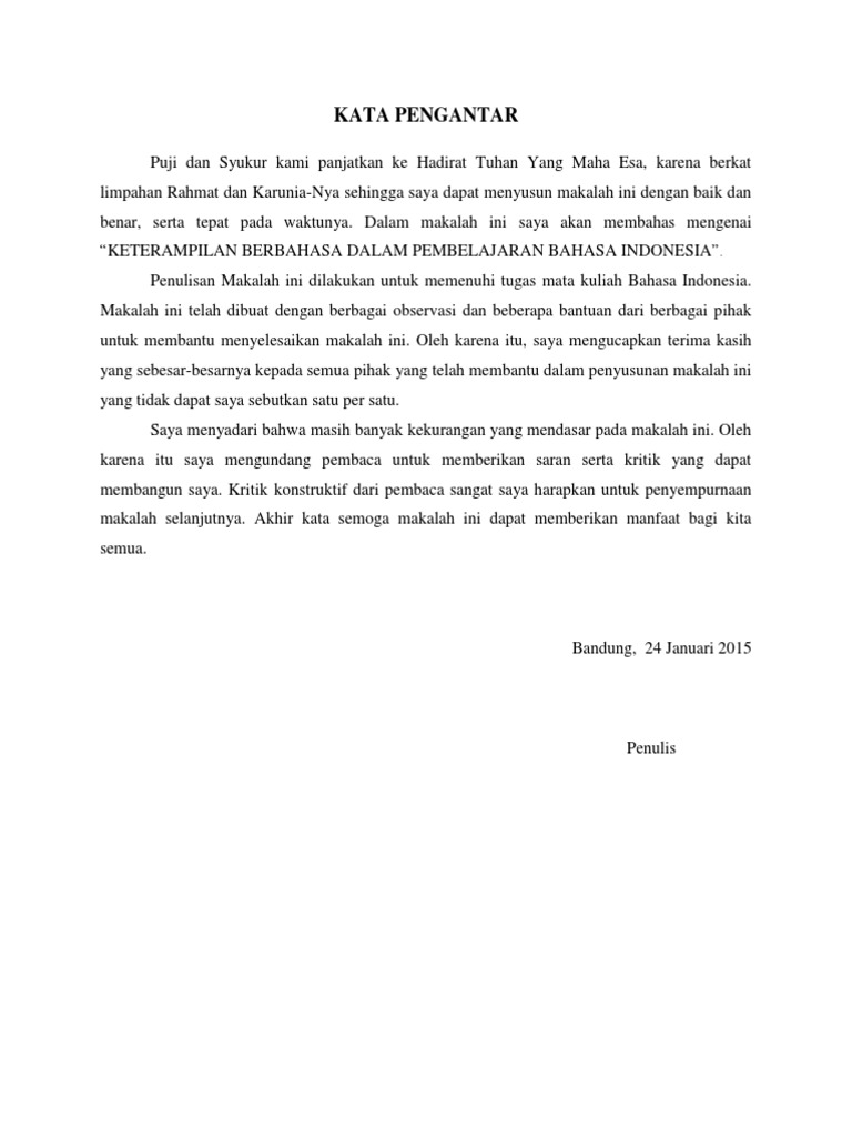 Makalah Sejarah Bahasa Indonesia | PDF