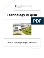 How To Change Your QMU Password Remotely